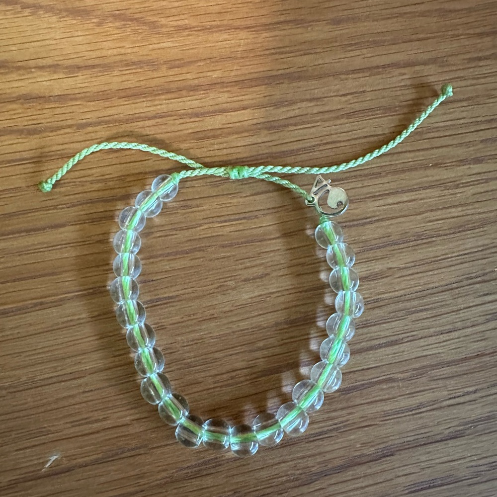 Green Beaded Bracelet